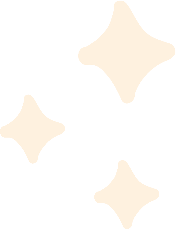 Des étoile de couleur beige.