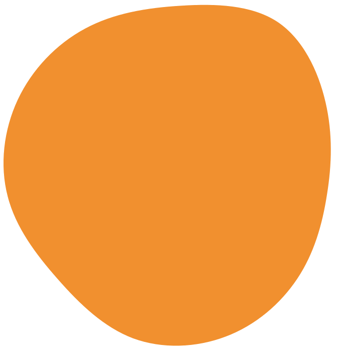 Point dans les tons jaune et orange